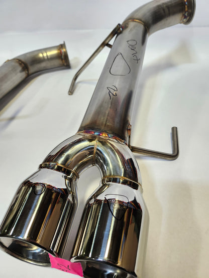 22+ WRX Blemished Extreme Catback Exhaust System With Polished Tips #2