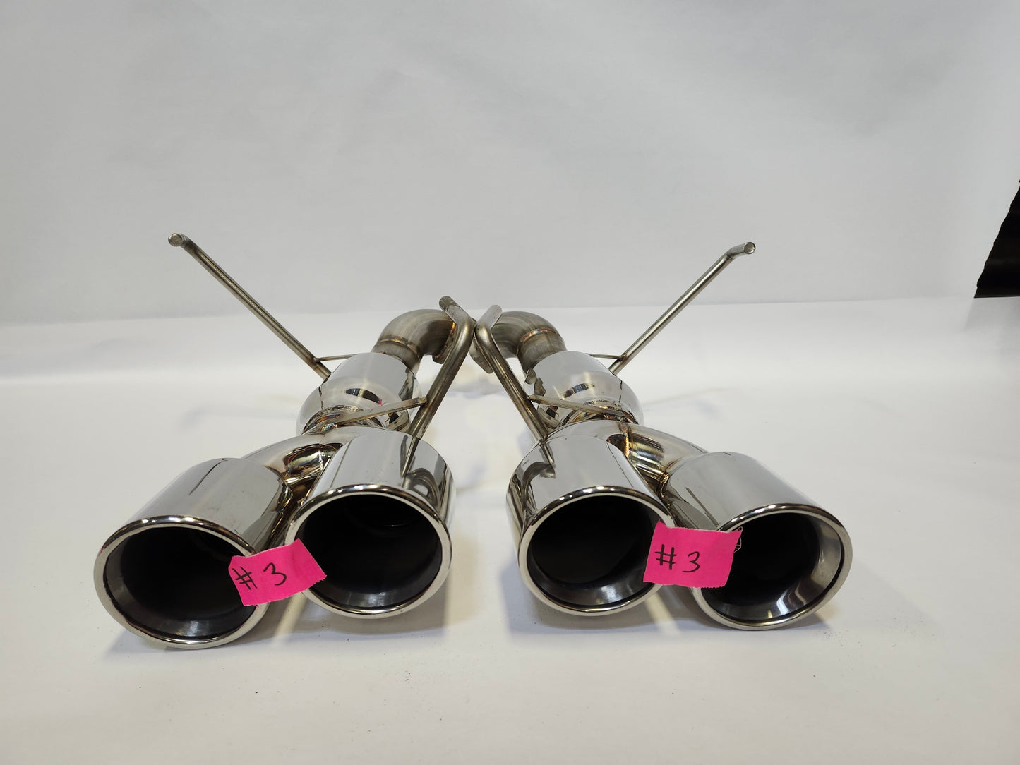 Subaru 15-21 WRX/ 15-18 STI Axleback System Blemished Polish Tips Muffled #3