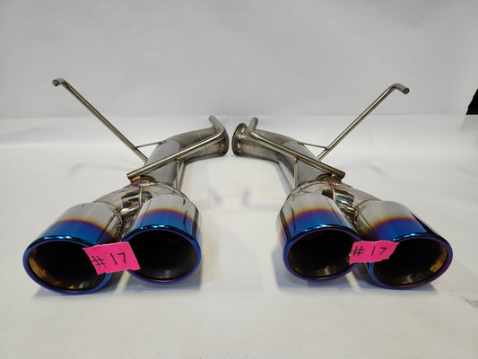 Subaru WRX/STI 2015+ Catback Exhaust System Extreme Blemished Blue Tips #17