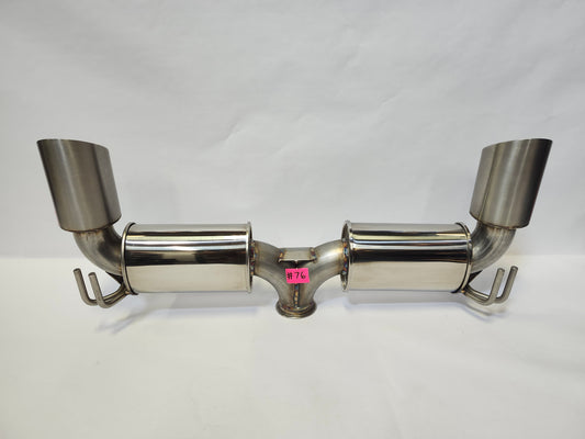 ETS 08-16 Mitsubishi Evo X V3 Dual Muffler Exhaust System Blemished #76