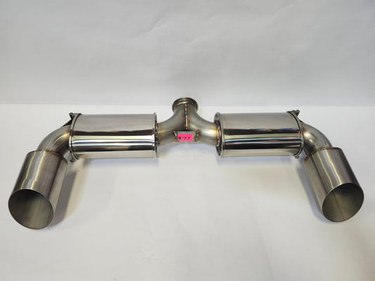 ETS 08-16 Mitsubishi Evo X V3 Dual Muffler Exhaust System Blemished #77