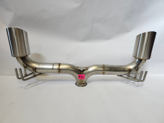 08-16 Mitsubishi Evo X V3 Extreme Exhaust System Rear Section Blemished #82