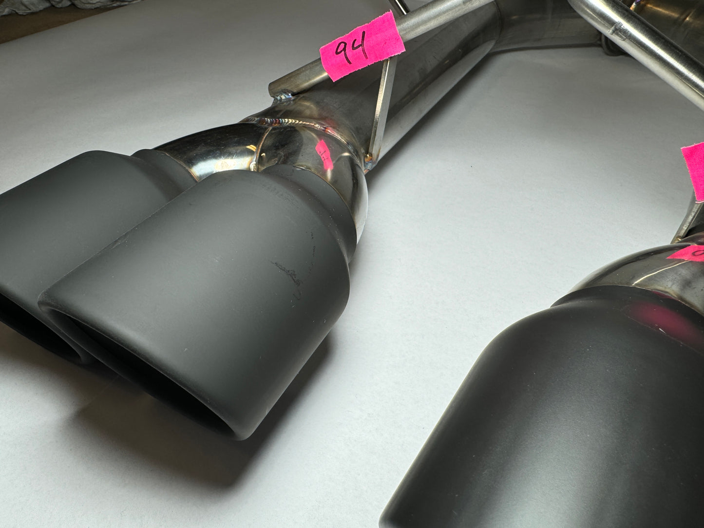 ETS 22+ WRX Blemished Extreme Catback Exhaust System With Black Tips #94