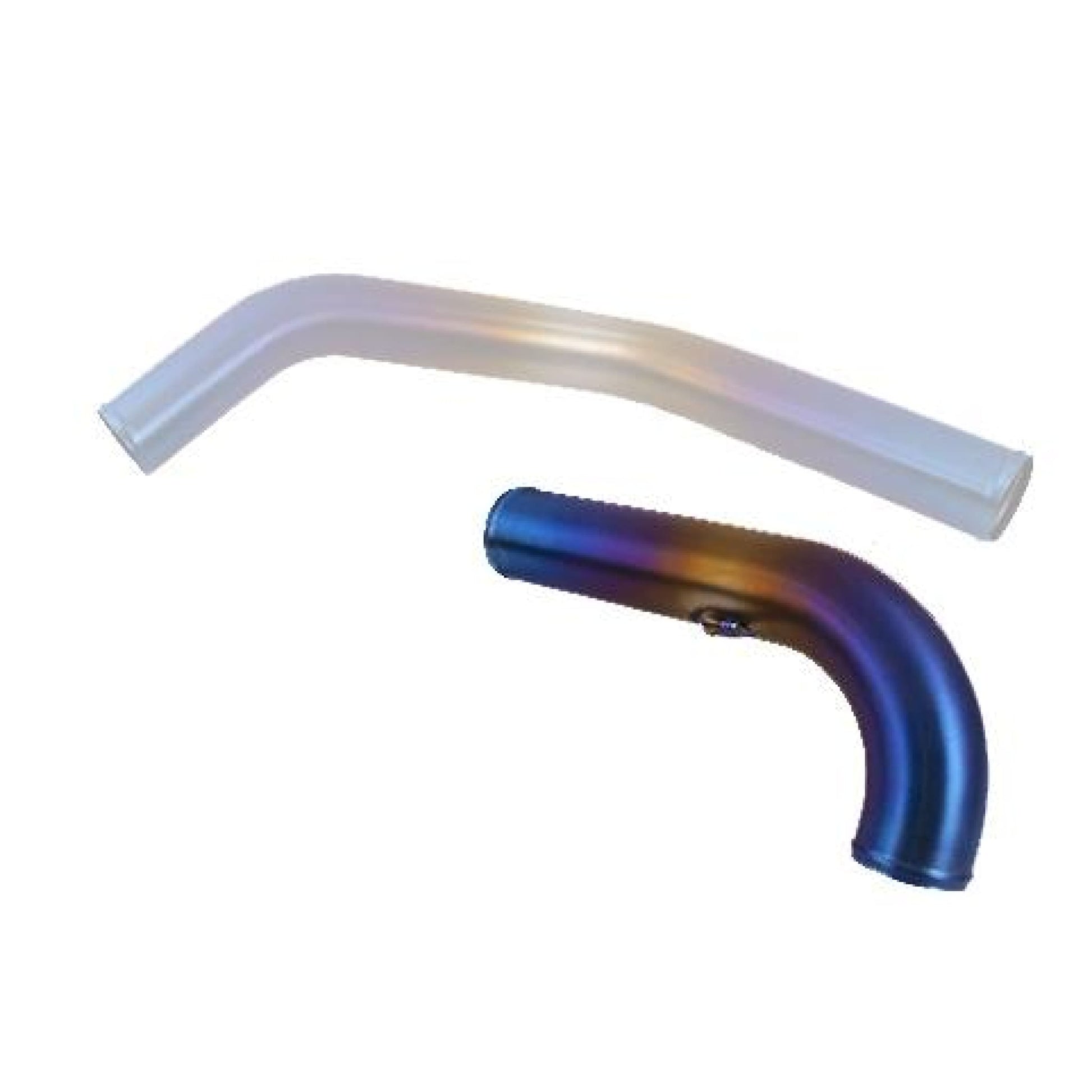 ETS 08-16 Mitsubishi Evo X Titanium Upper Front 90 Degree Pipe - Mitsubishi Evolution X